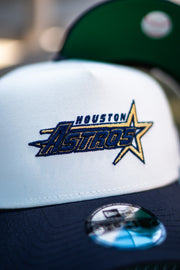 New Era Houston Astros 35th Anniversary 9FORTY A-Frame Snapback (Off White/Navy) - New Era