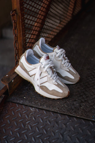 Mens New Balance 327 (Beige/White) - MS327PS - New Balance