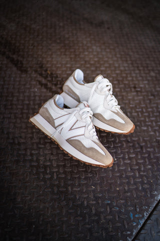 Mens New Balance 327 (Beige/White) - MS327PS - New Balance