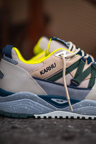 Mens Karhu Fusion XC (Silver Lining/Dark Forest) - Karhu