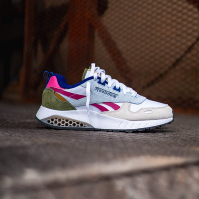 Mens Reebok Classic Leather Hexalite (White/Cold Grey) - reebok