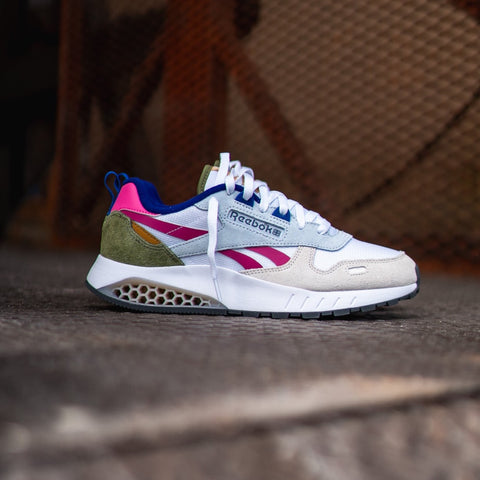 Mens Reebok Classic Leather Hexalite (White/Cold Grey) - reebok