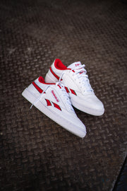 Mens Reebok Club C Revenge (White/Red) - Reebok