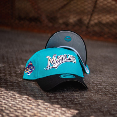 New Era Florida Marlins 1997 WS 9FORTY A-Frame Snapback (Teal/Black) - New Era