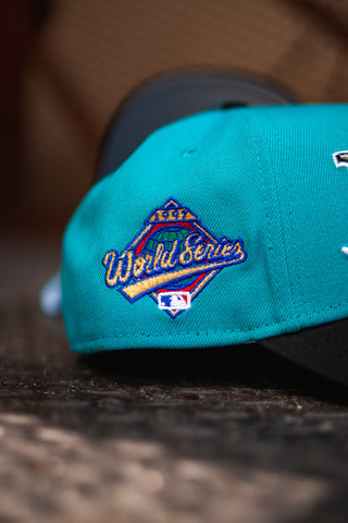 New Era Florida Marlins 1997 WS 9FORTY A-Frame Snapback (Teal/Black) - New Era