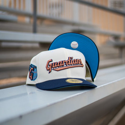 New Era Cleveland Guardians Sky UV (Off White/Navy) - New Era