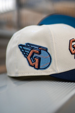 New Era Cleveland Guardians Sky UV (Off White/Navy) - New Era