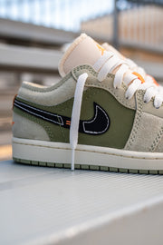 Mens Air Jordan 1 Low SE Craft (Light Olive) - Nike