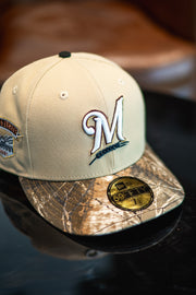 New Era Milwaukee Brewers Home to Heroes Grey UV (Vegas Gold/Real Tree Camo) - New Era