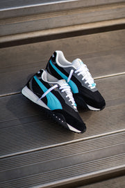 Mens Puma Blacktop Rider Lithium (Black/Team Aqua) - Puma