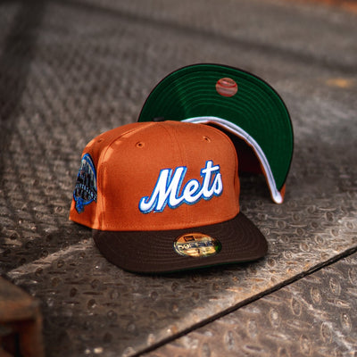 New Era New York Mets 50th Anniversary Green UV (Rust Orange/Mocha)