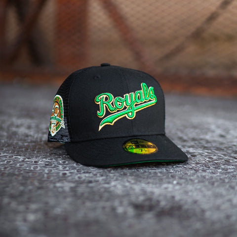 New Era Kansas City Royals Green UV Trucker (Black) - New Era