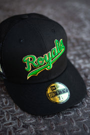 New Era Kansas City Royals Green UV Trucker (Black) - New Era
