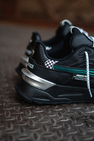 Mens Puma x Mercedes Benz Mirage Sport Asphalt (Black/Spectra Green)