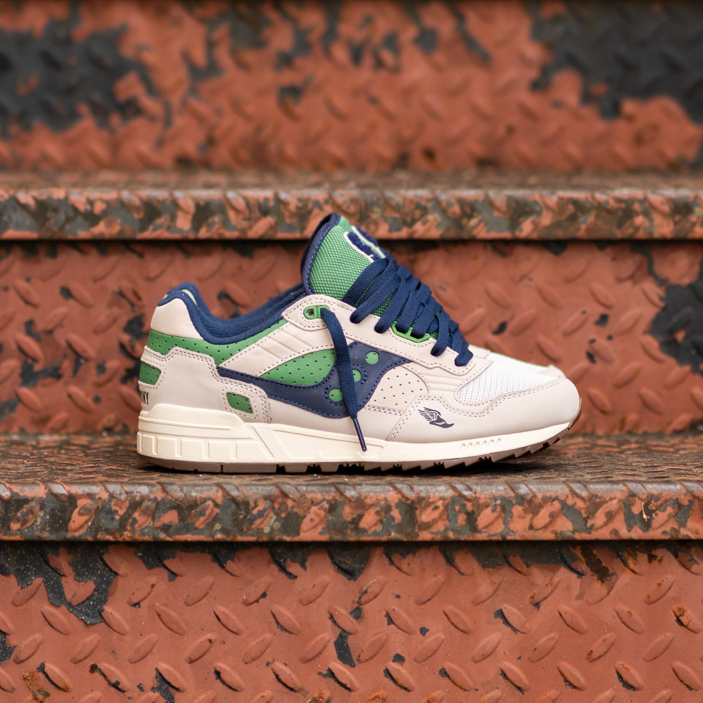 Mens Saucony Shadow 5000 Ivy League (Fog/Green) - Saucony