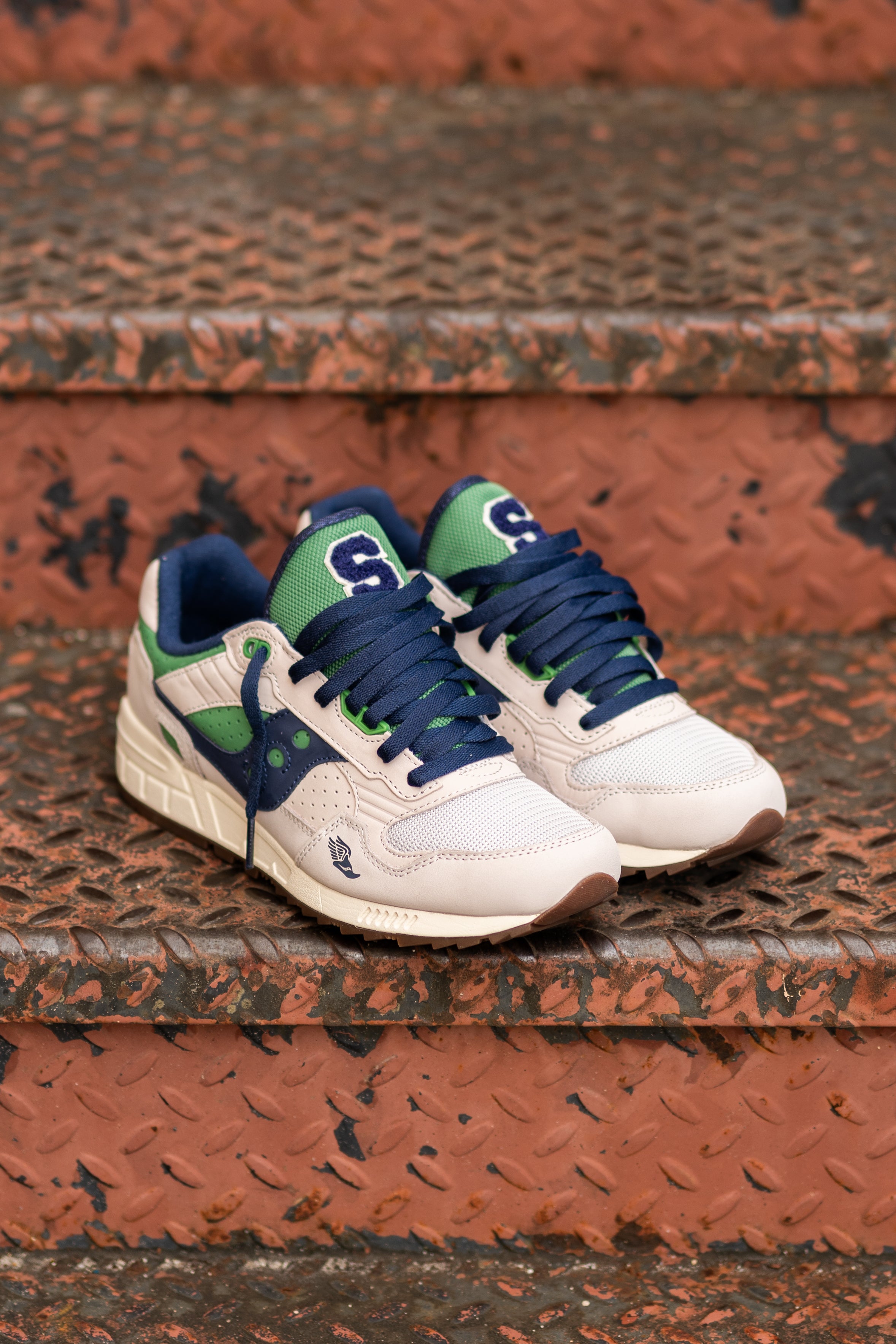 Mens Saucony Shadow 5000 Ivy League (Fog/Green) - Saucony