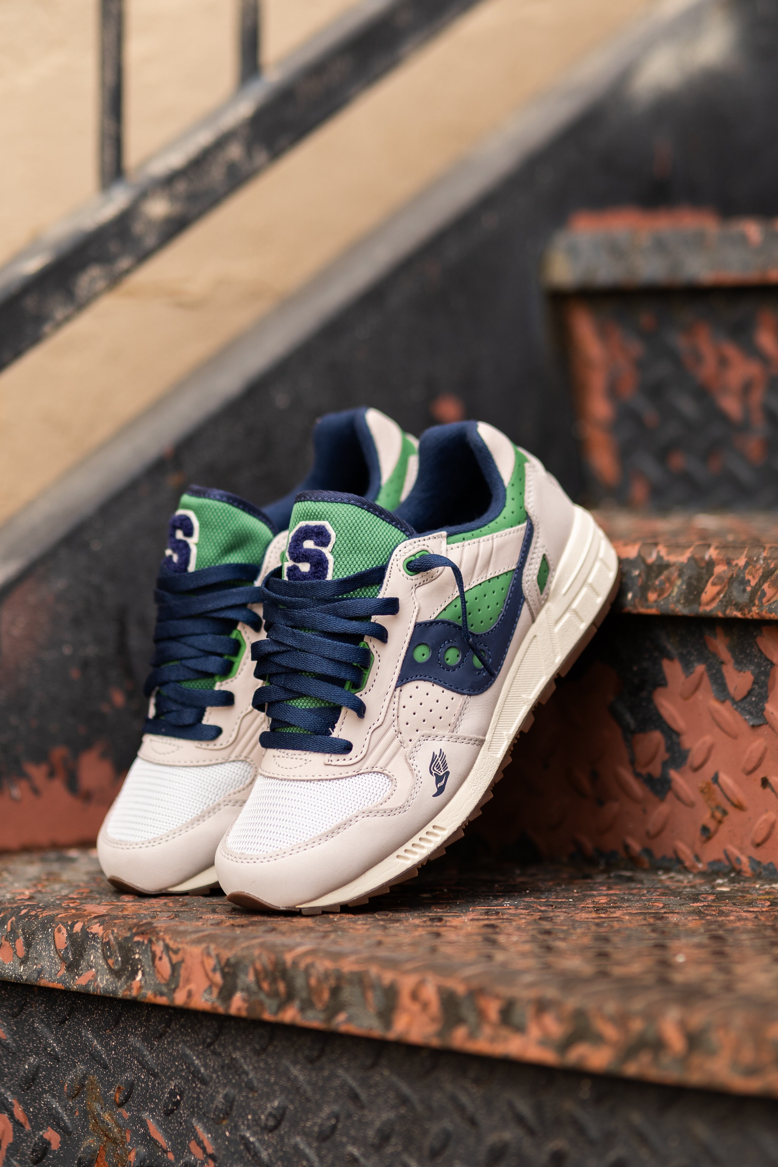 Mens Saucony Shadow 5000 Ivy League (Fog/Green) - Saucony