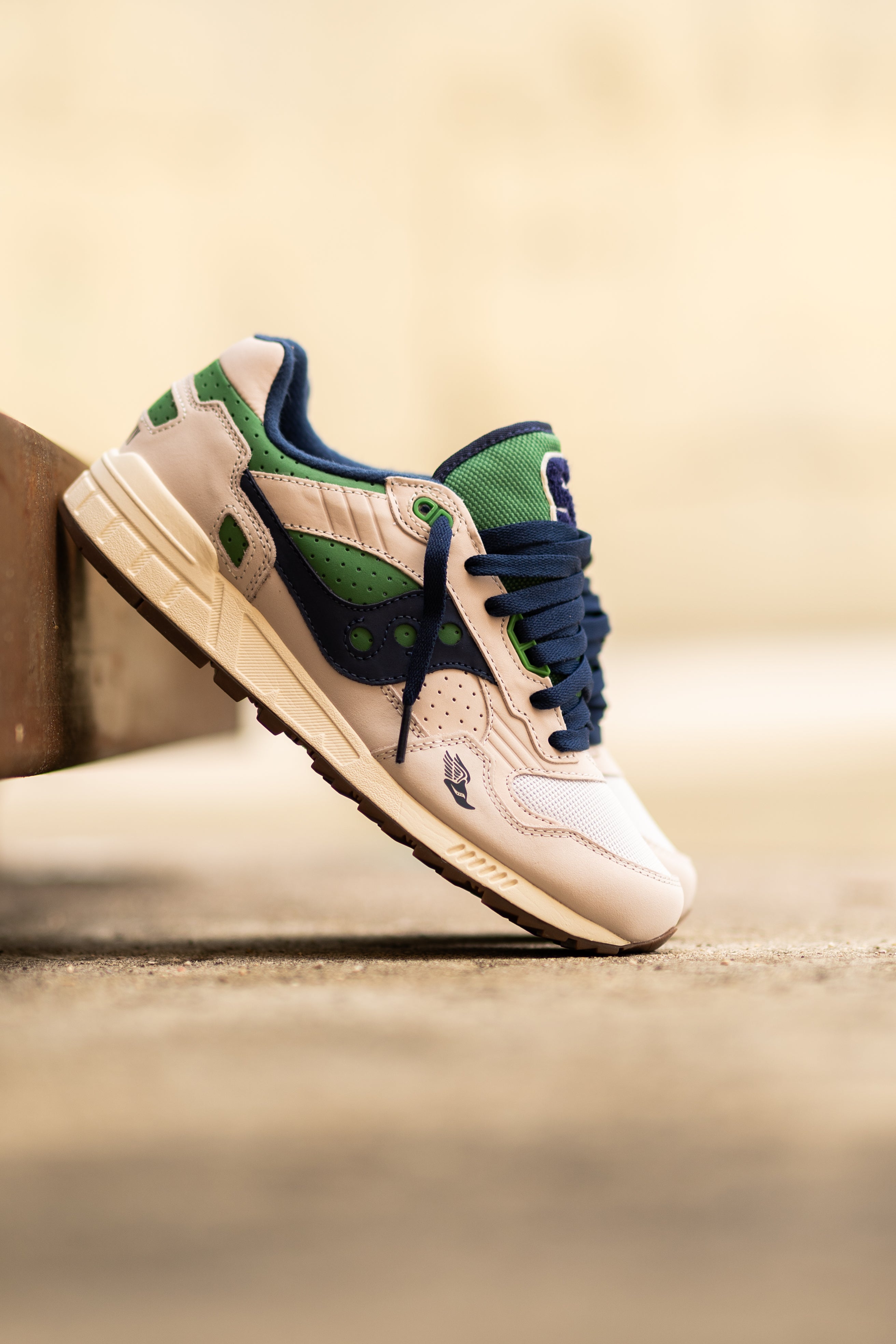 Mens Saucony Shadow 5000 Ivy League (Fog/Green) - Saucony