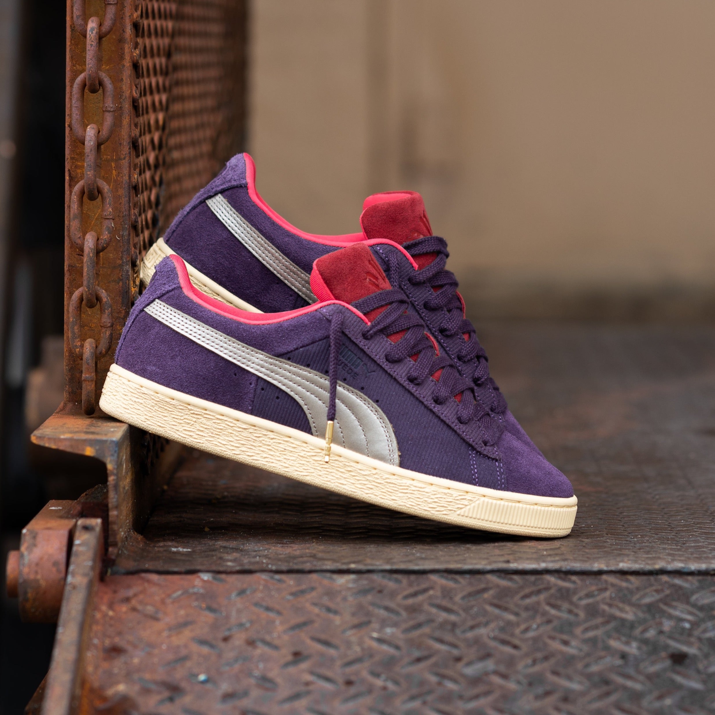 Puma Suede Play Paris (Midnight Plum/Chamomile) - Puma