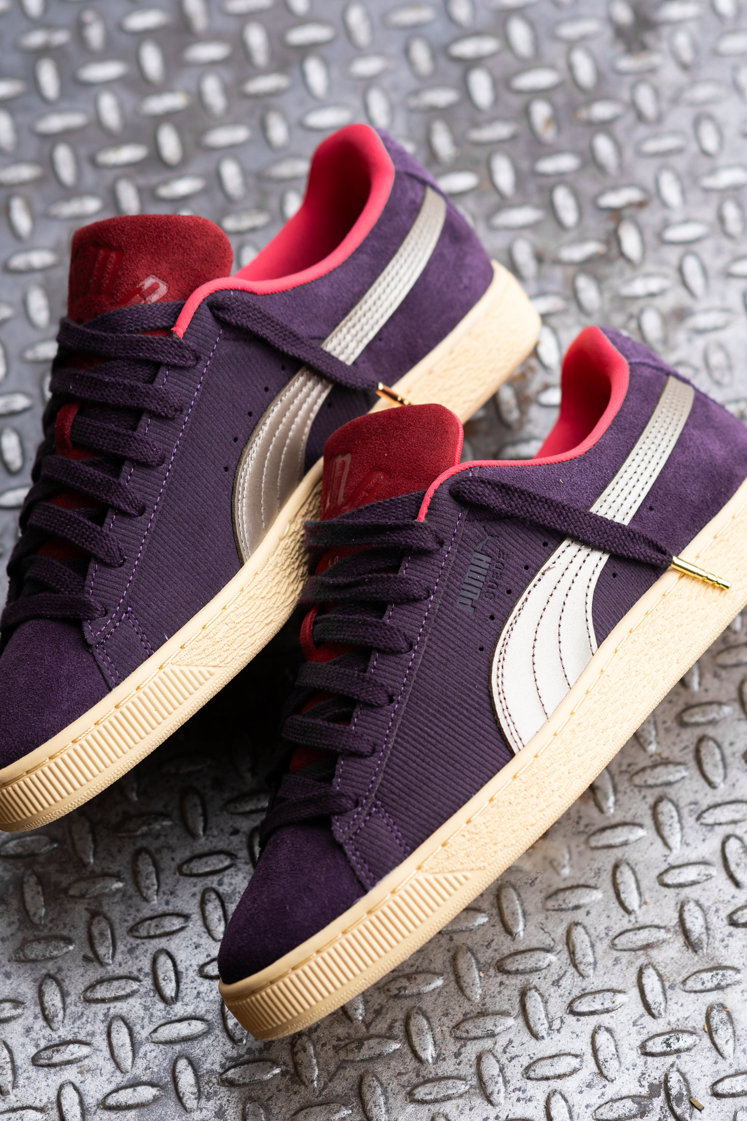Puma Suede Play Paris (Midnight Plum/Chamomile) - Puma