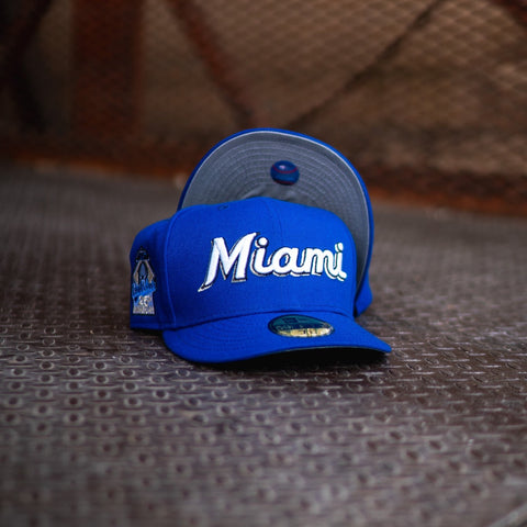 New Era Miami Marlins 25th Anniversary Grey UV (Royal Blue)