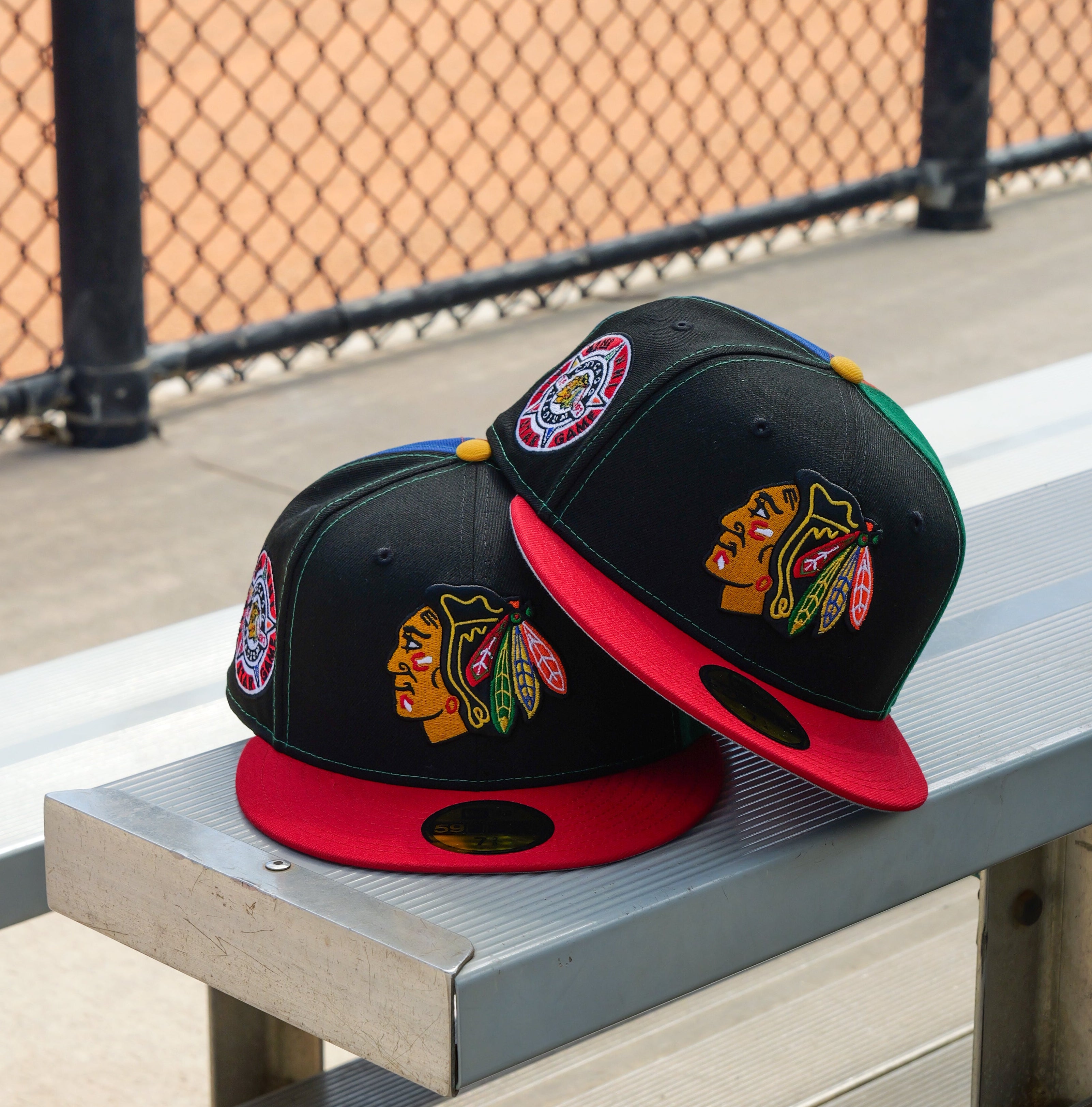 New Era Chicago Blackhawks 1991 All-Star Game Grey UV 59Fifty Fitted (Multi) - New Era