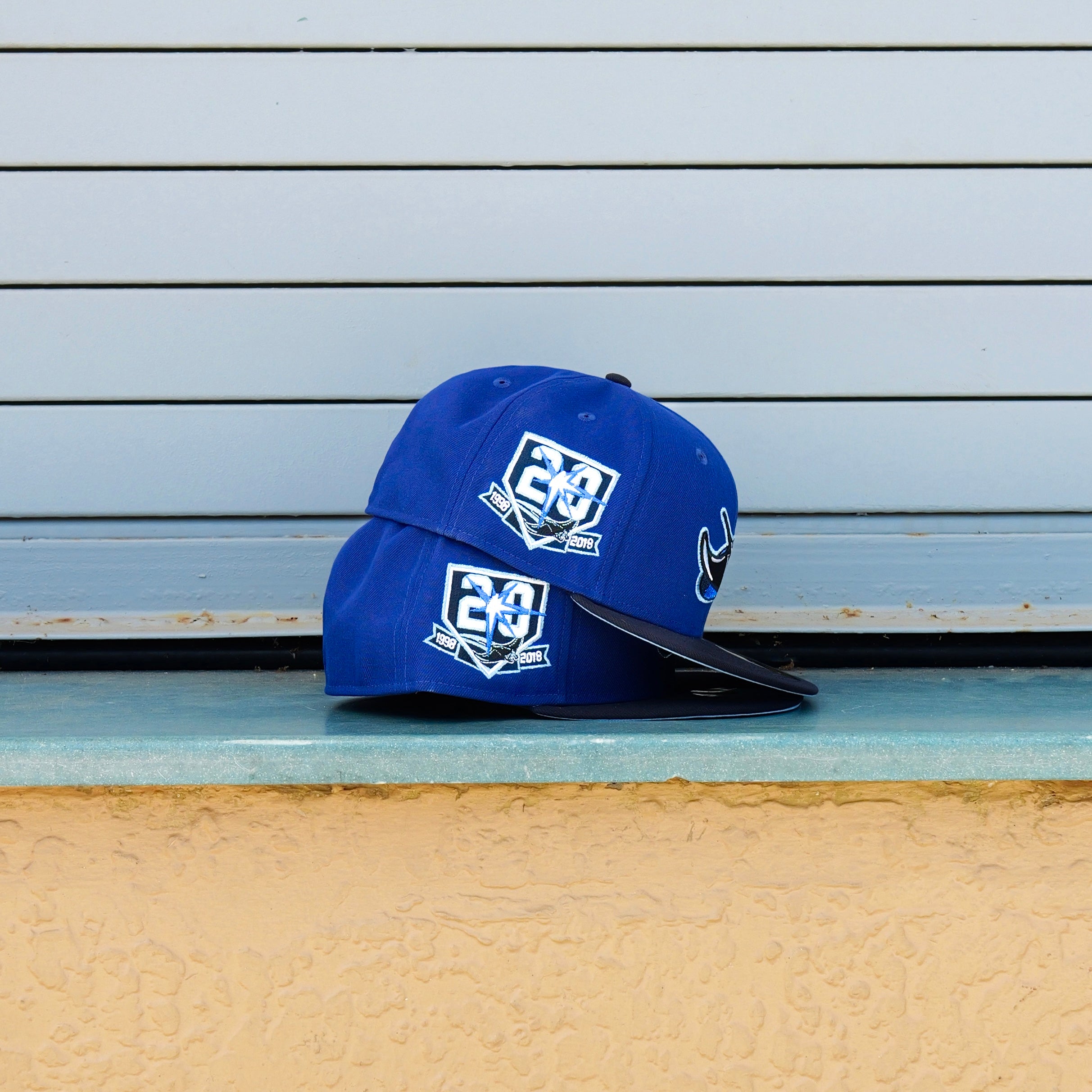 New Era Tampa Bay Rays 20th Anniversary Side Patch Fitted - New Era