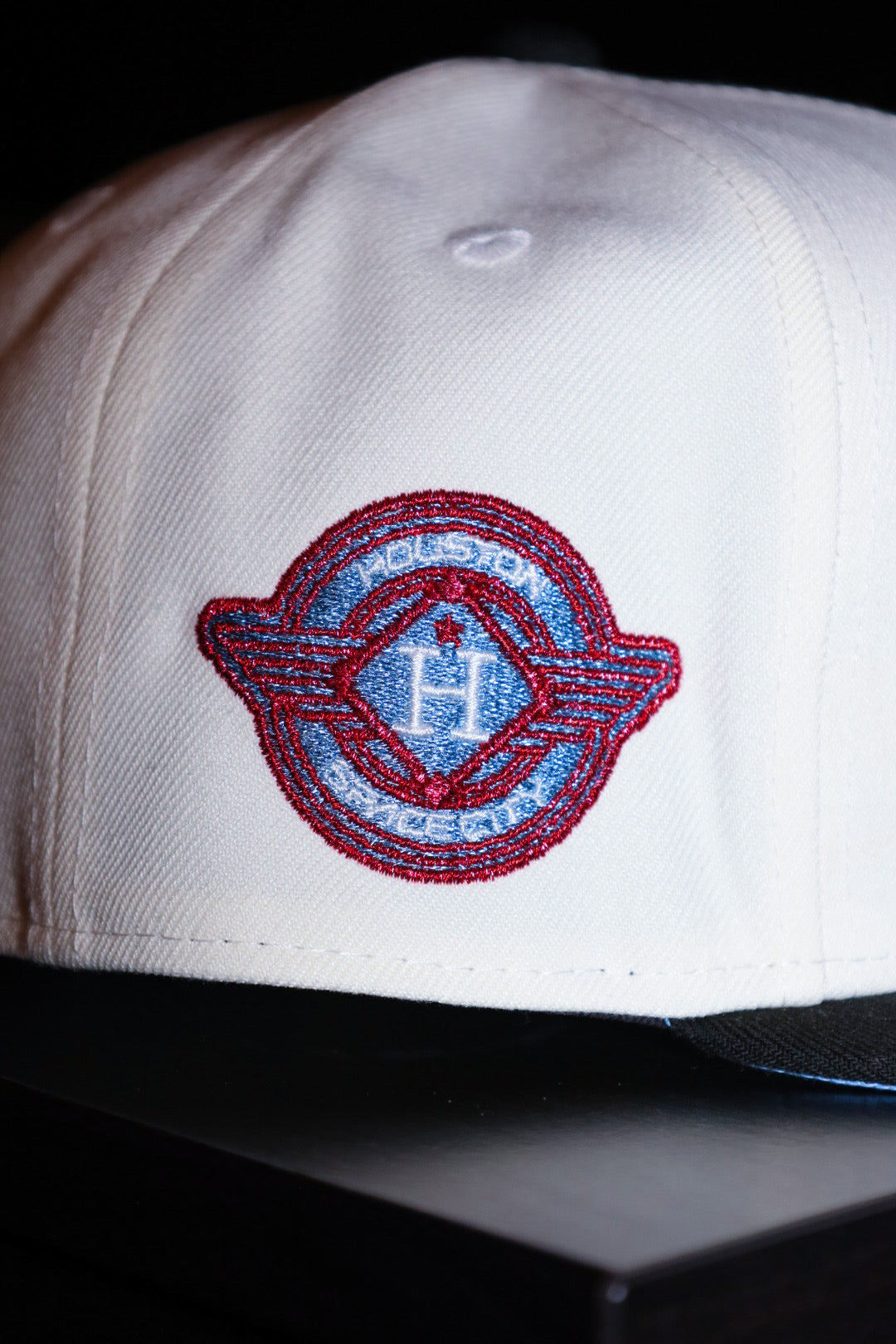 New Era Houston Astros City Connect Space City Side Patch Fitted (Off White/Black) - New Era