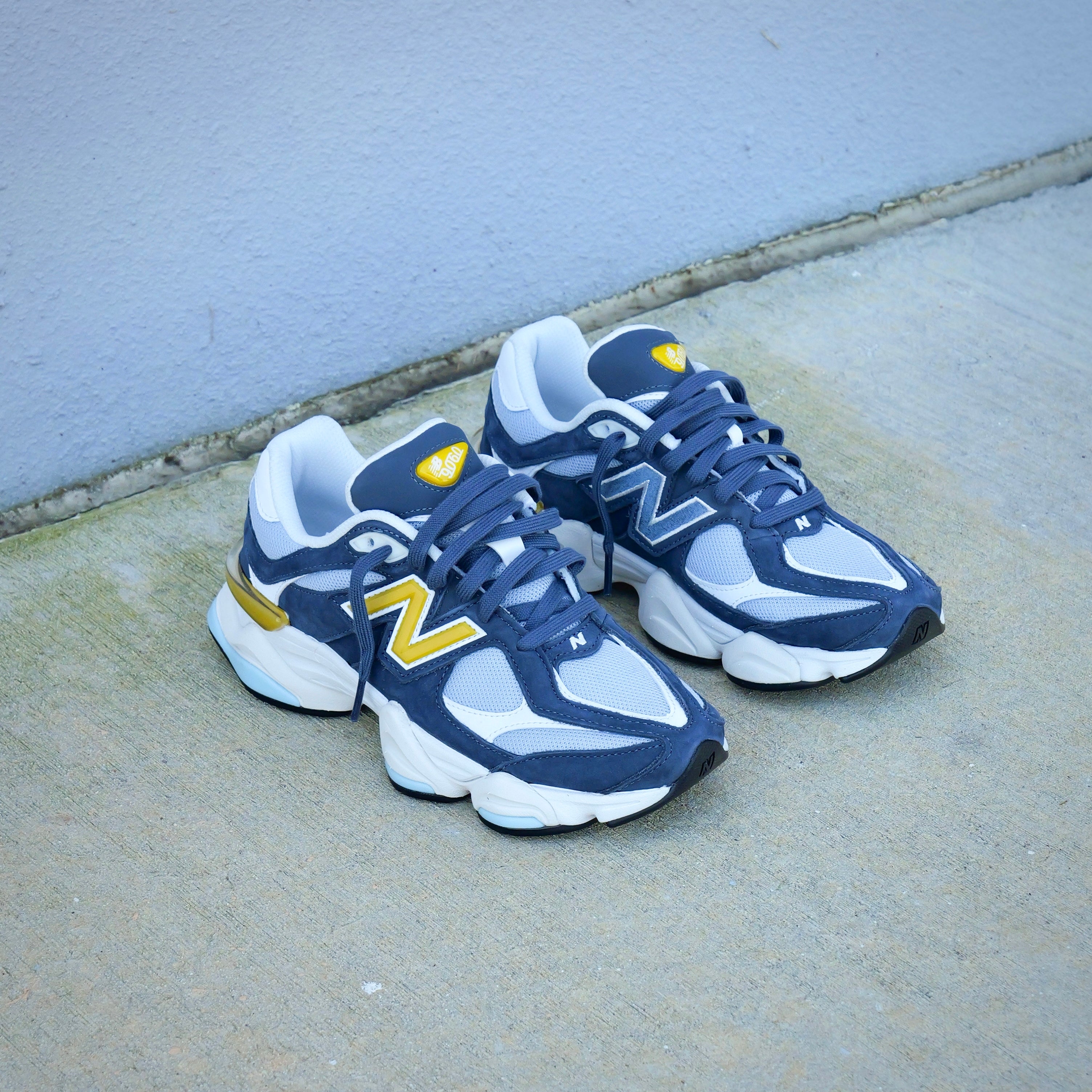 Mens New Balance 9060 (Blue/Yellow) -U906032N - VIP New Balance
