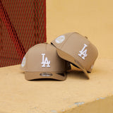 New Era LA Dodgers 1980 AllStar Game 9FIFTY A-Frame Snapback-(Camel/Khaki) - New Era