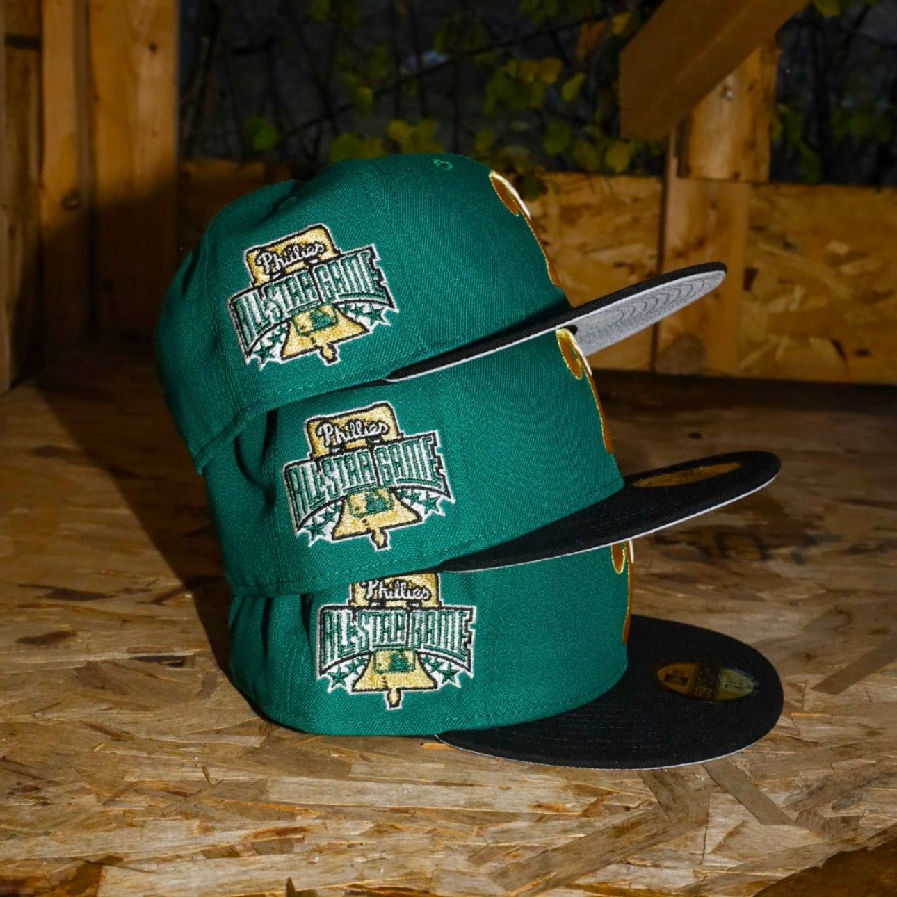 New Era Philadelphia Phillies 1996 All-Star Game Side Patch Fitted (Green/Black)