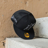 New Era Florida Marlins Side Patch Fitted (Black) - New Era