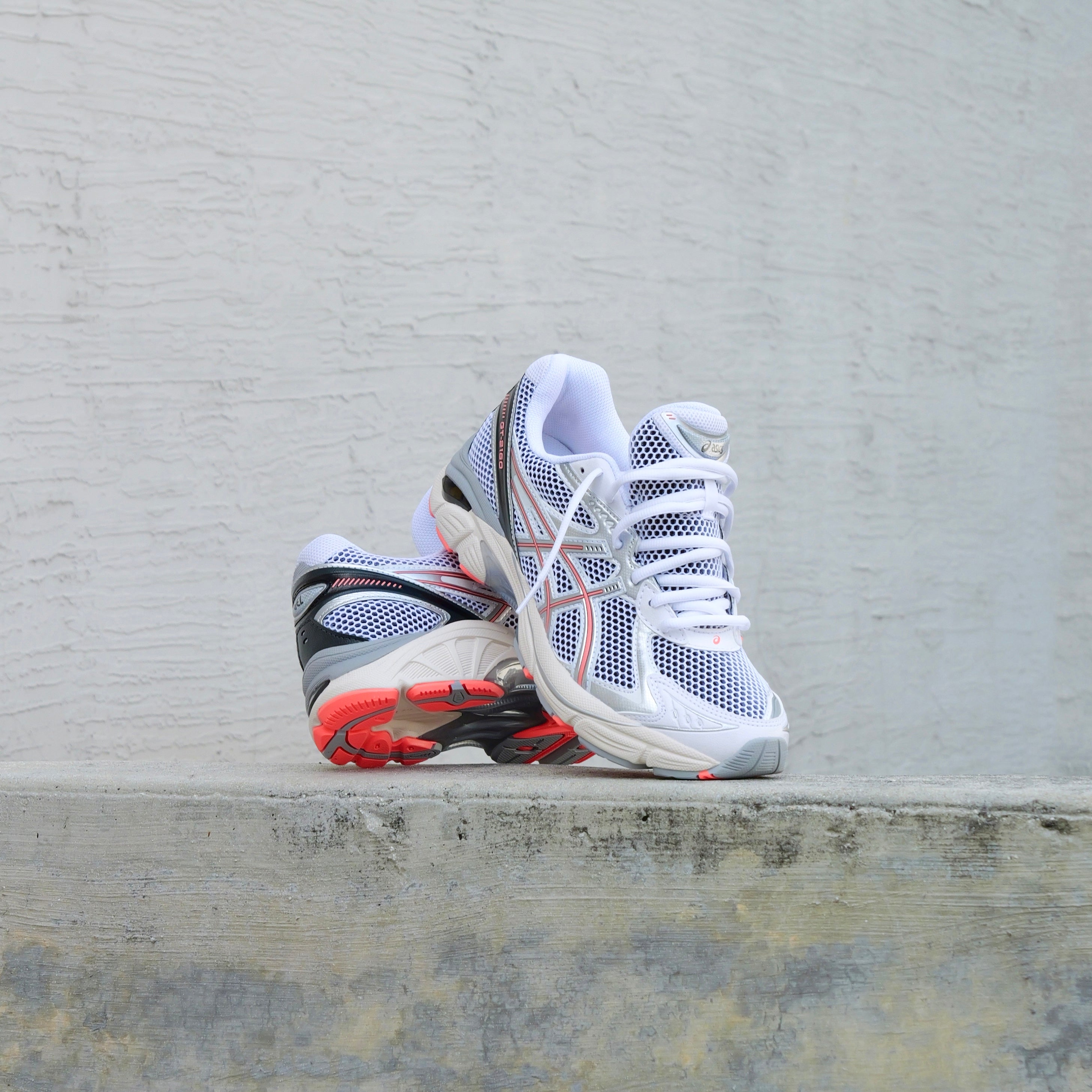 Mens Asics GT-2160 (White Sun/Coral) - Asics