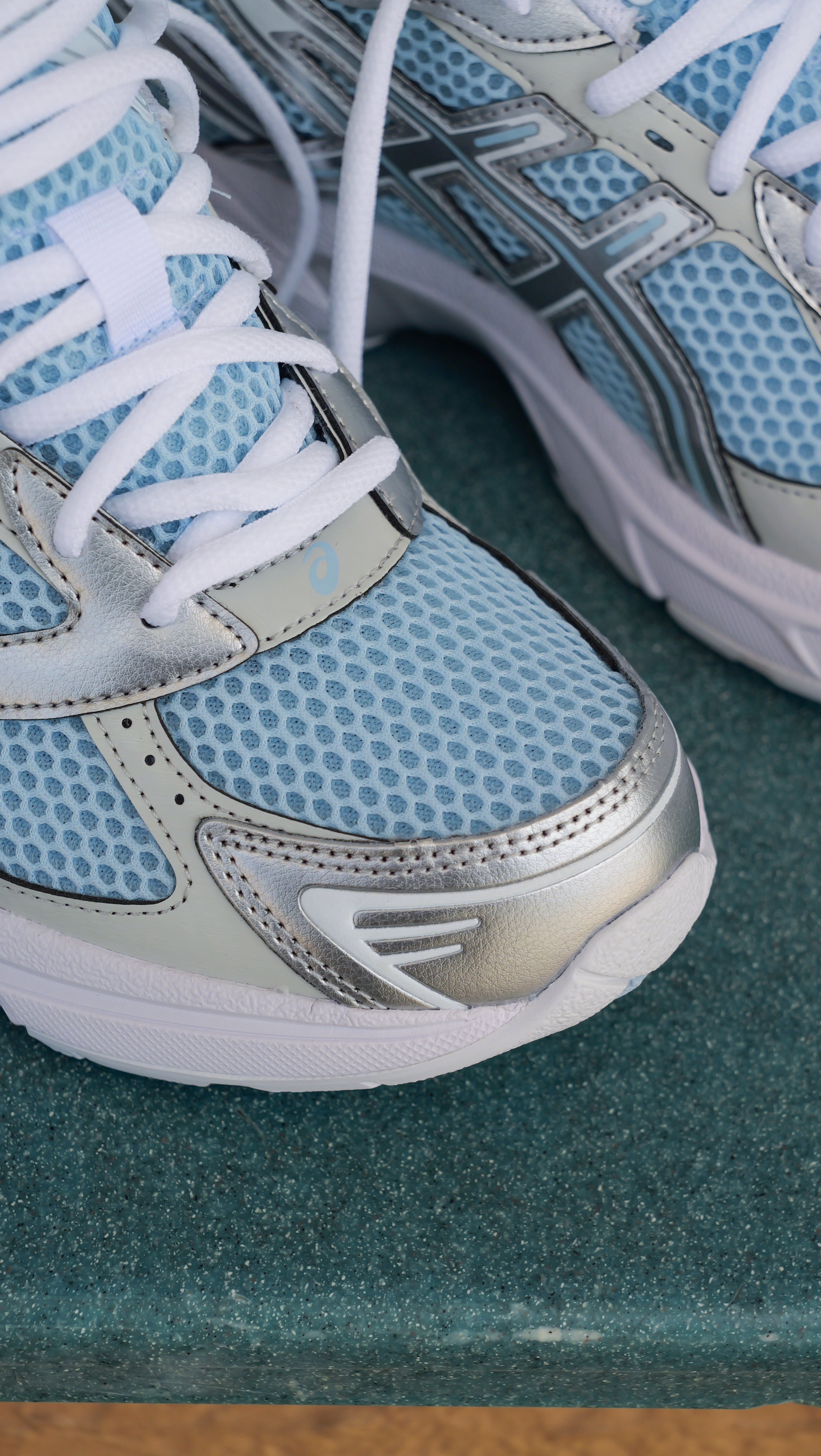 Mens Asics Gel-1130 (Faded Denim/Pure Silver) - Asics