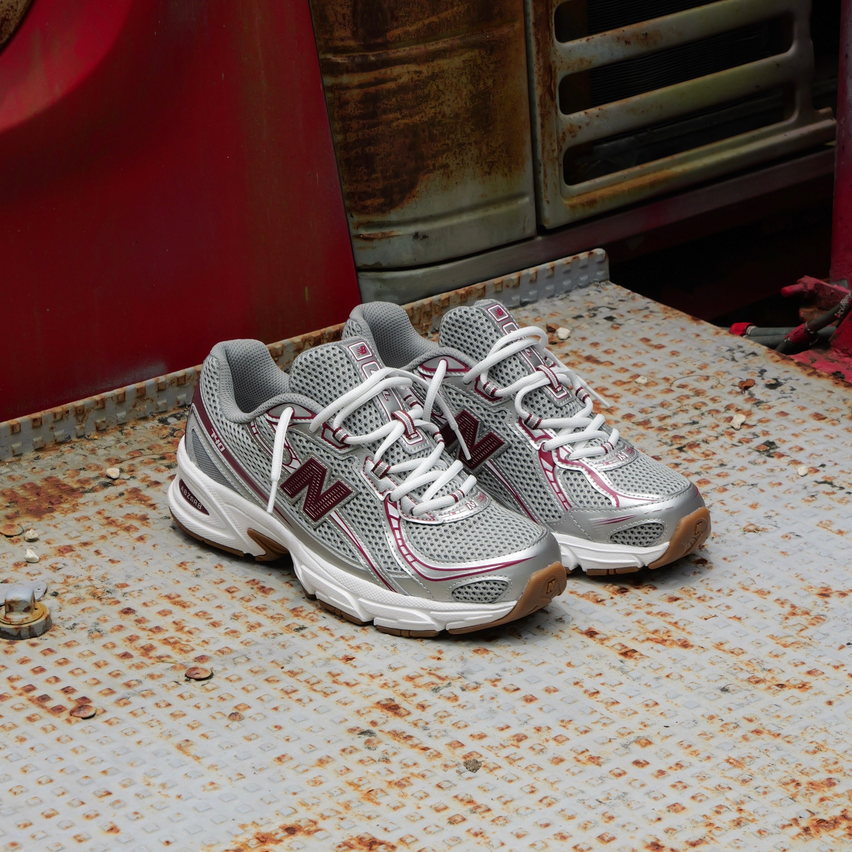 Mens New Balance 740MS2 (Maroon/Grey) - New Balance