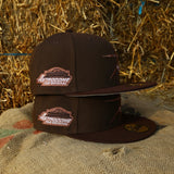 New Era Houston Astros Astrodome The Original Side Patch Fitted (Walnut/Burnt Wood) - New Era