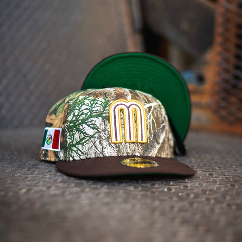 New Era Mexico World Baseball Classic Green UV (Real Tree Camo/Mocha) - New Era