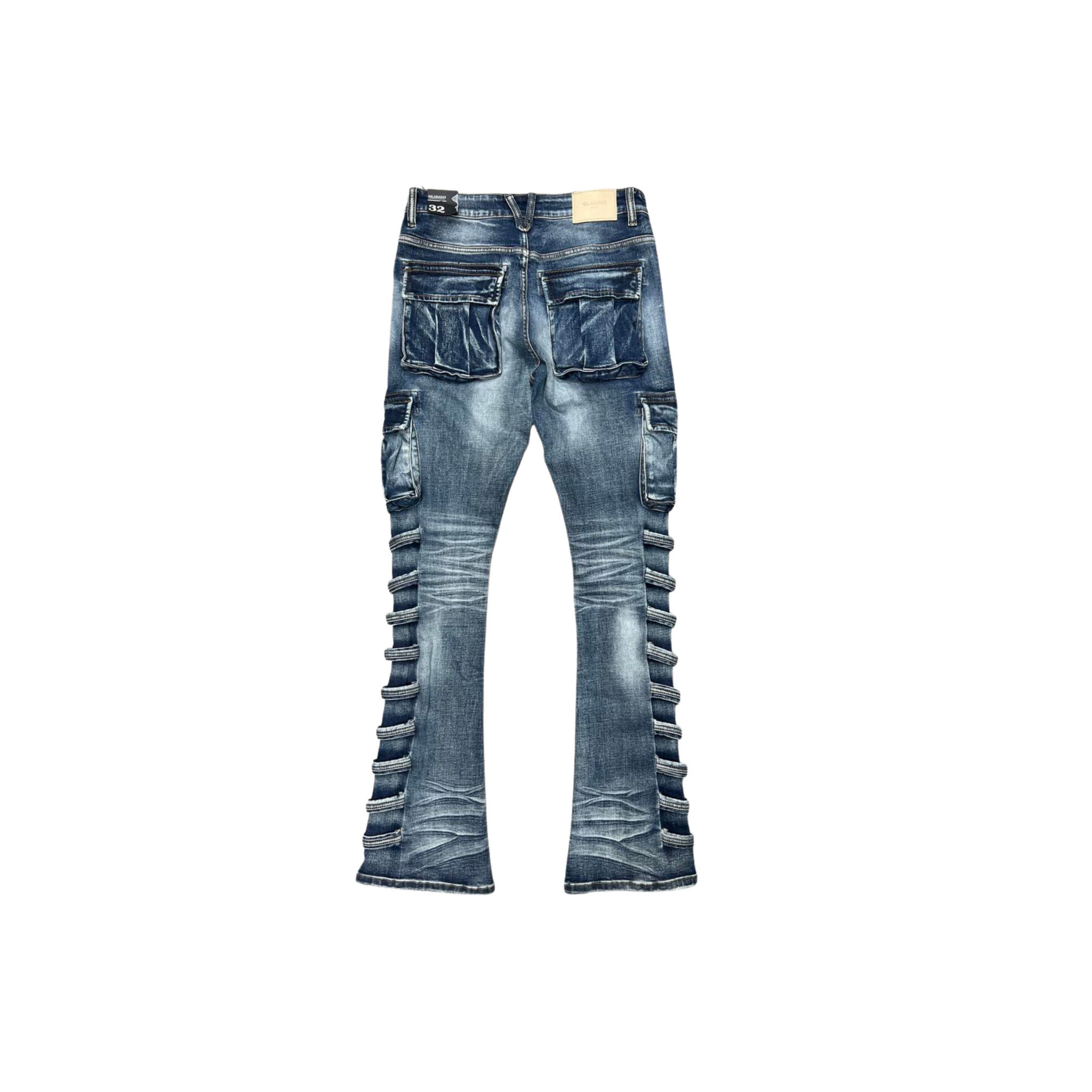 Valabasas "Quantico" Stacked Denim (Light Blue) - VALABASAS