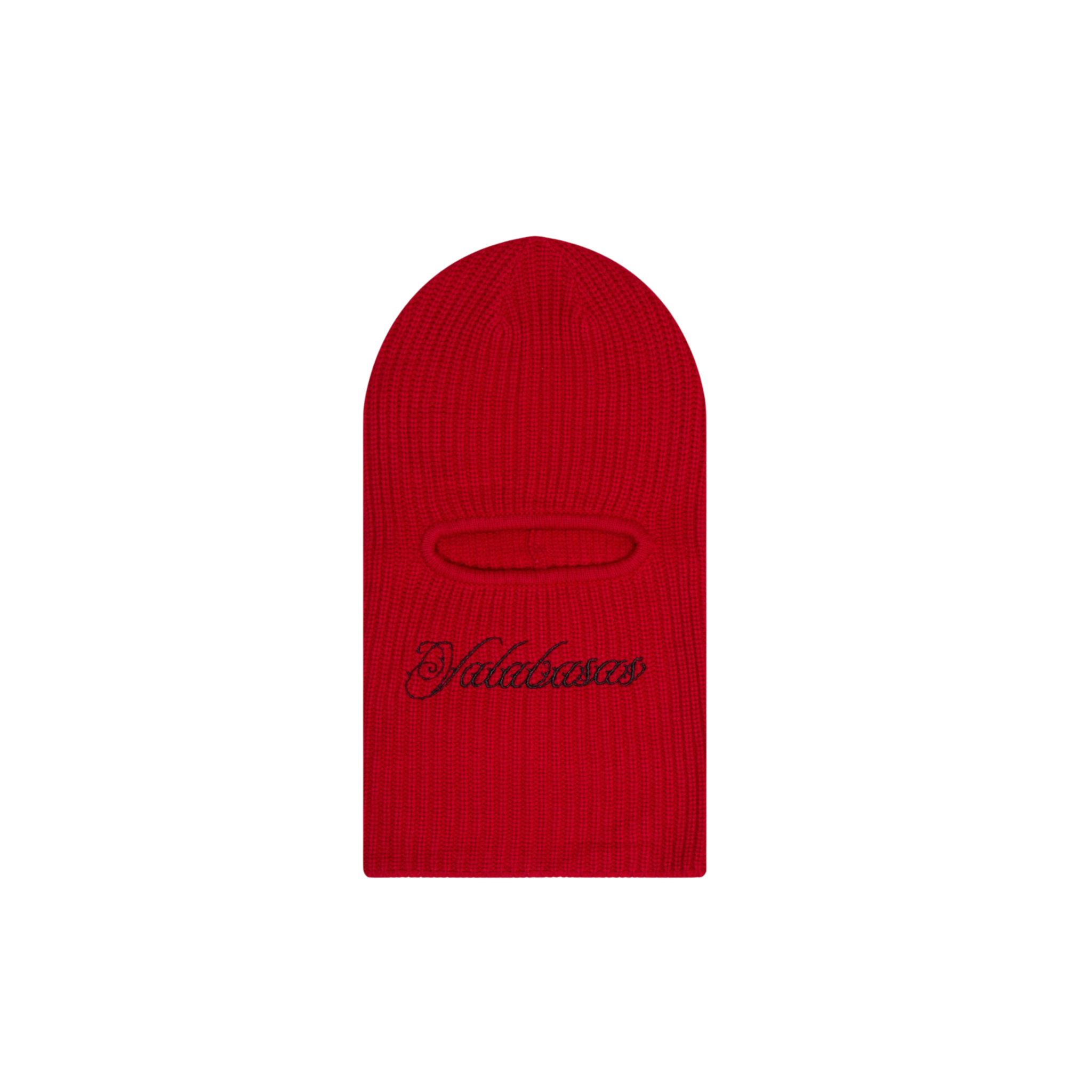 Valabasas "Daheya" Ski Mask (Red) - VALABASAS