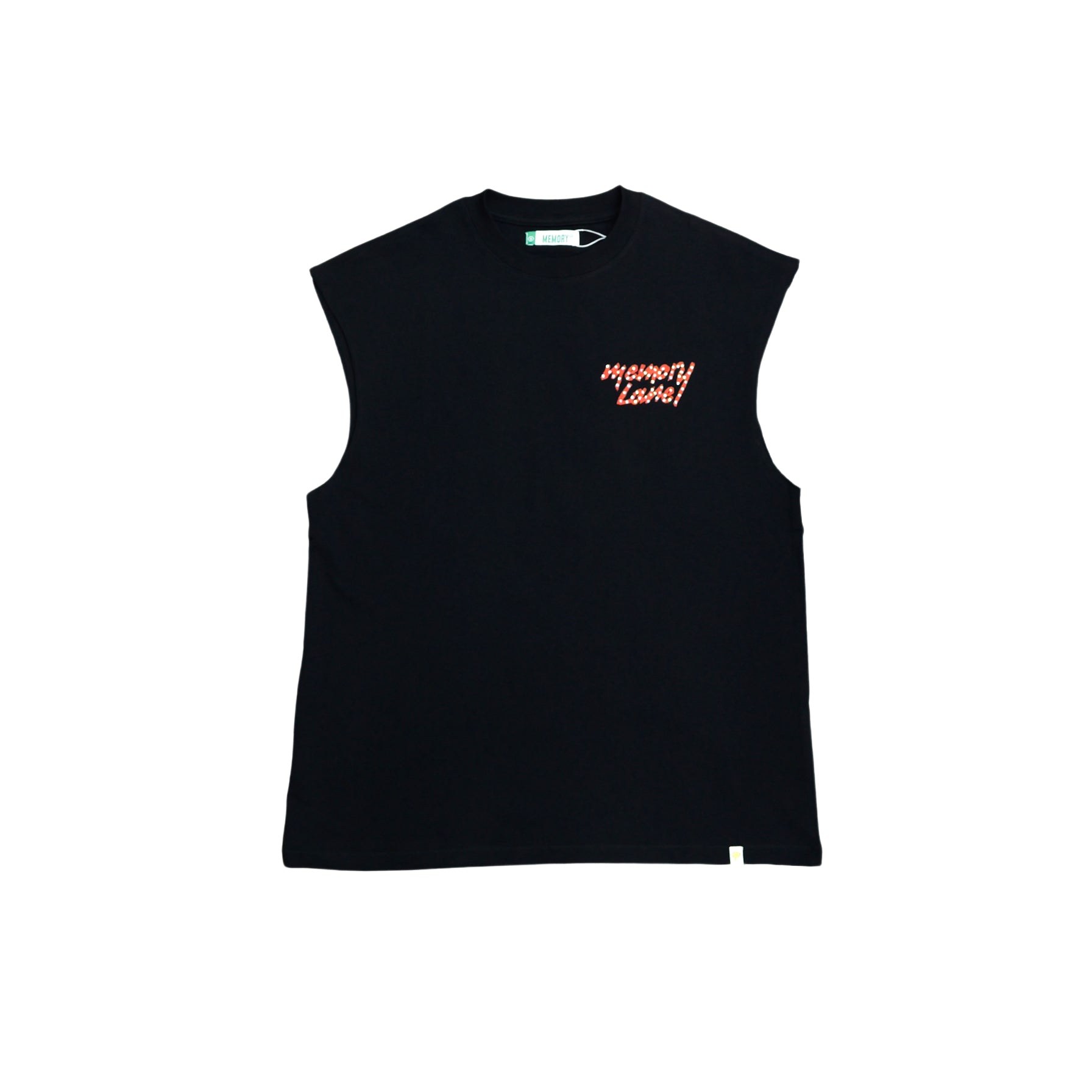 Memory Lane Inside The World Sleeveless Tee (Black) - Memory Lane