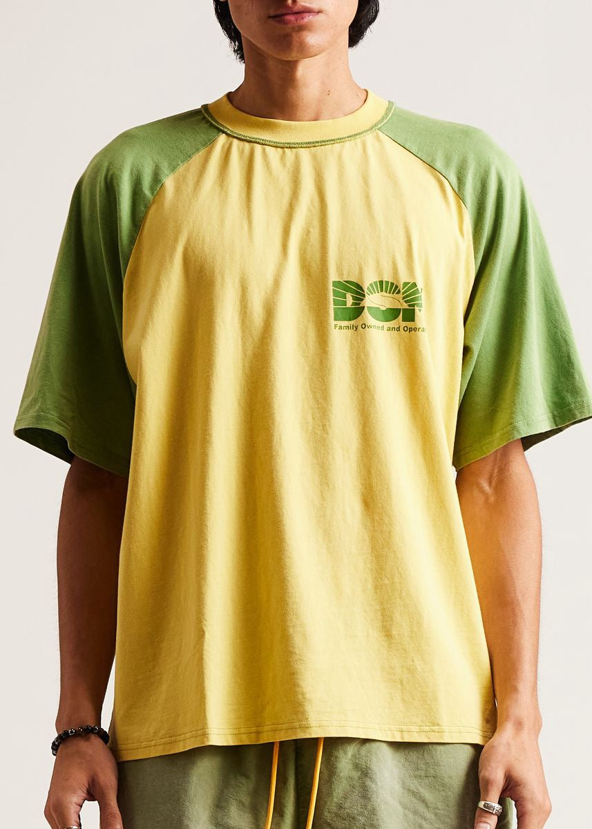 DSM "Family Business" Tee-Green/Yellow - Diet Starts Monday