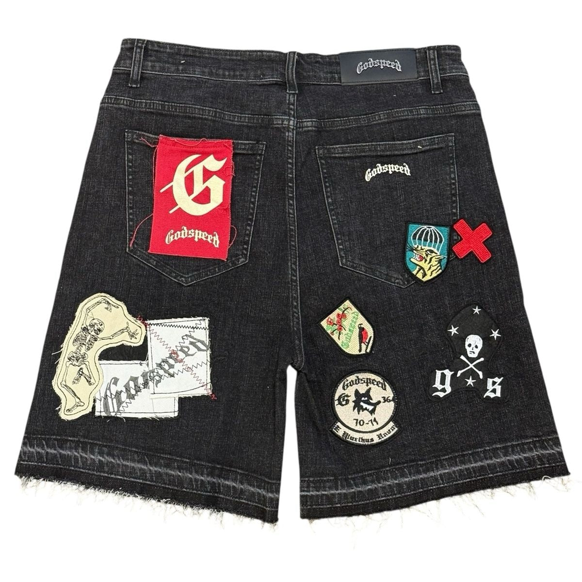 Godspeed "Patchwork" Denim Shorts - Godspeed