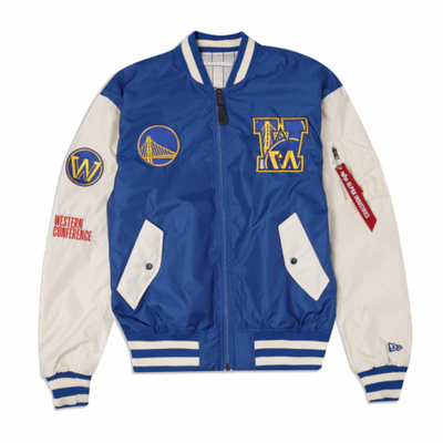 New Era x Alpha Industries MA-1 Bomber Jacket Golden State Warriors - New Era