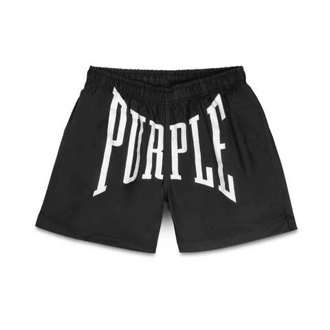 Purple Brand Uppercut All Around Shorts (Black) - PURPLE BRAND