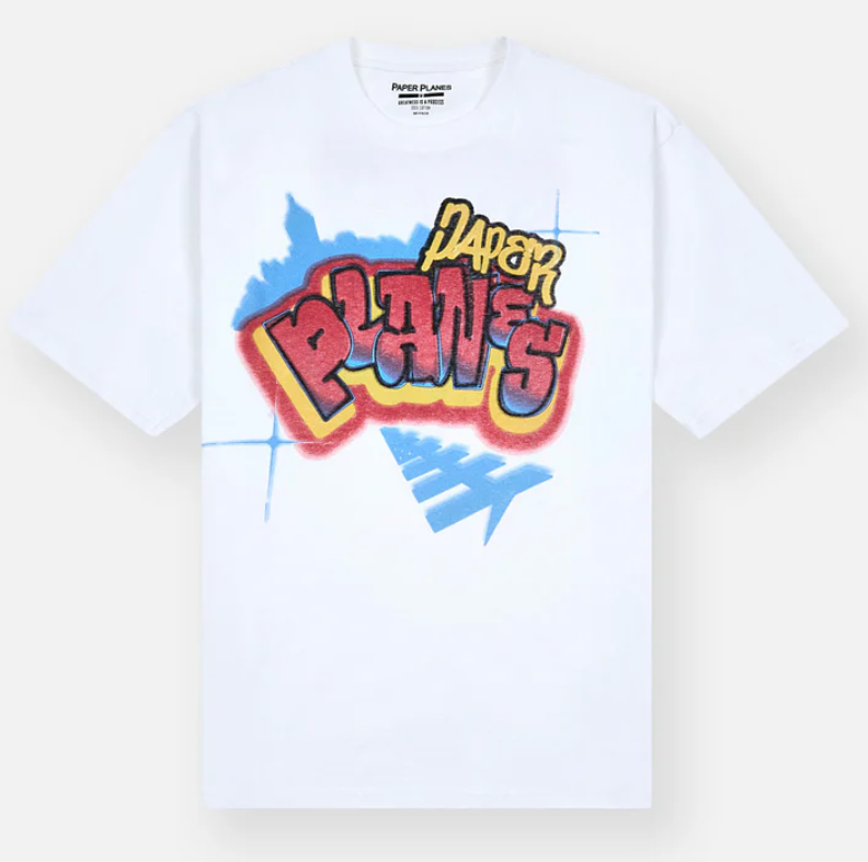 PAPER PLANES Aight Oversized Tee (White) - Paper Plane