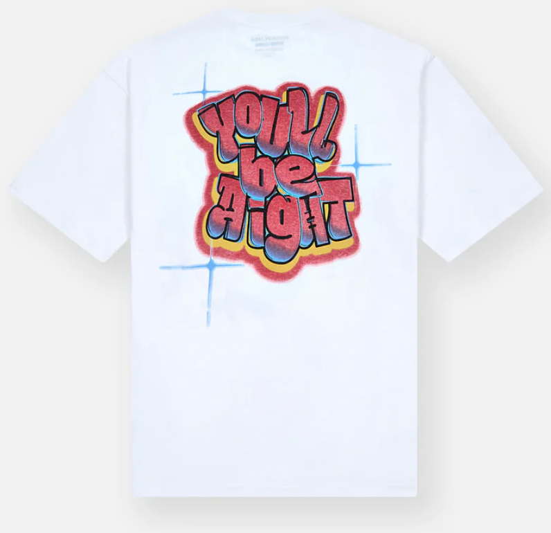 PAPER PLANES Aight Oversized Tee (White) - Paper Plane