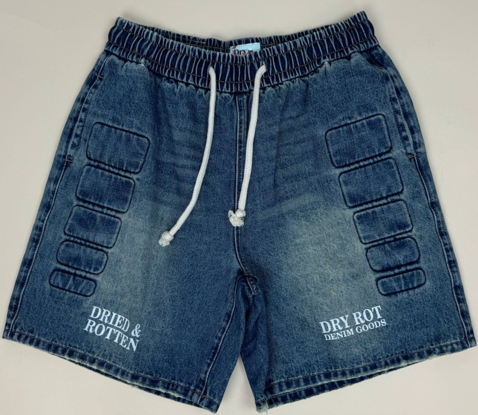 DRY ROT Denim Goods Denim Shorts (Blue) - Dry Rot