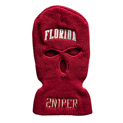 Sniper Gang Noles Ski Mask (Garnet) - Sniper Gang Apparel