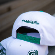 Mitchell N Ness Seattle Mariners 40th Anniversary Snapback (White/Green) - Mitchell & Ness