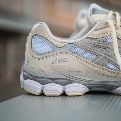 Mens Asics Gel-NYC (White/Oyster Grey) - Asics